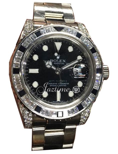 116759 rolex sanr|Insanely Iced: The Black Sapphire GMT.